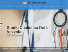 Tablet Screenshot of oculista-vezzola.it